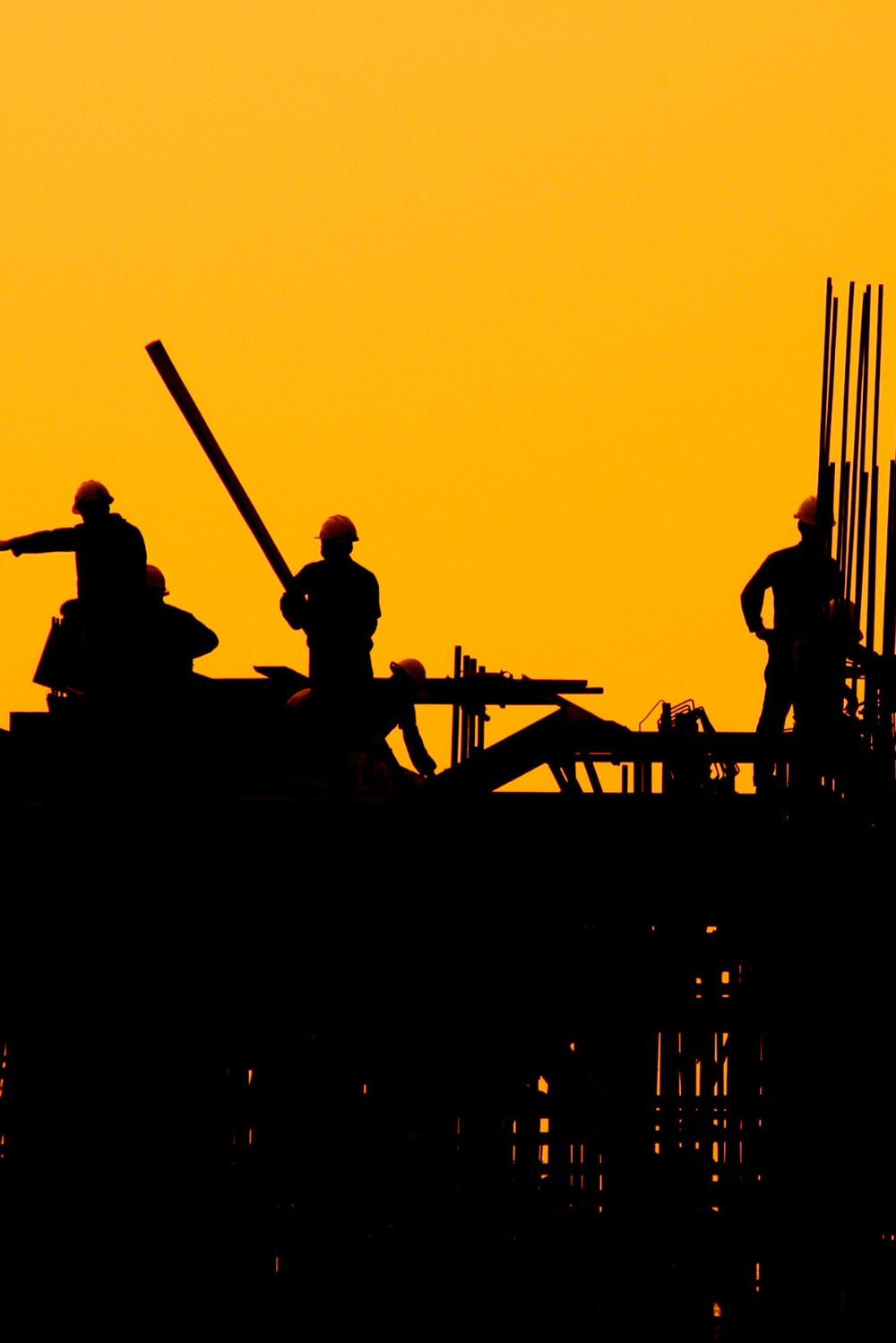 Ongoing residential construction project in Trichy