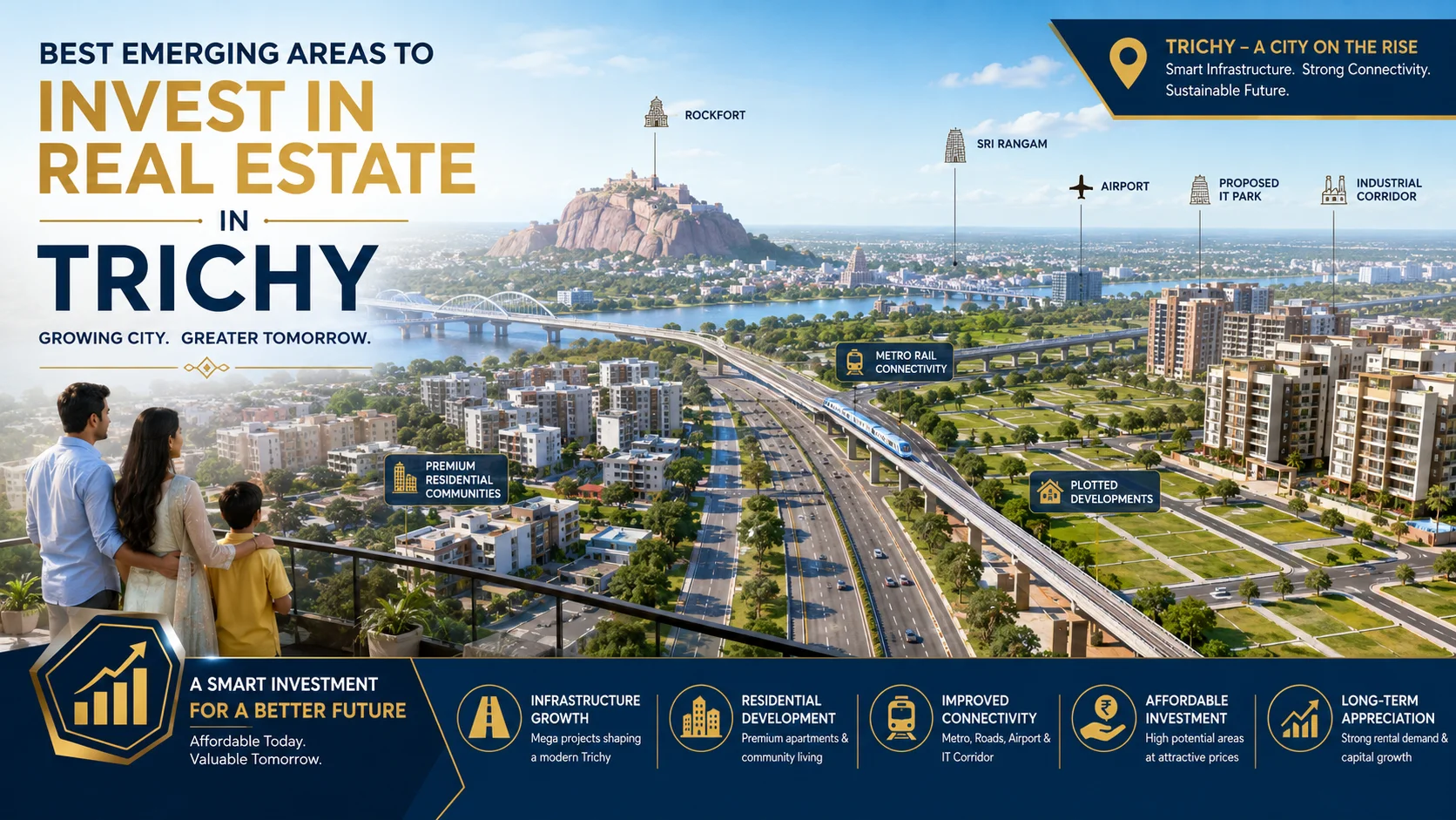 Best Emerging Areas to Invest in Real Estate in Trichy